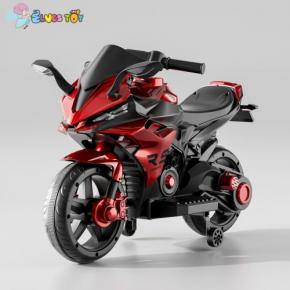 Kids ride on bike 